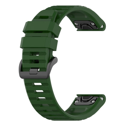 For Garmin Fenix 7/Epix Solid Color Quick Release Silicone Watch Band Replacement Wrist Strap 22mm