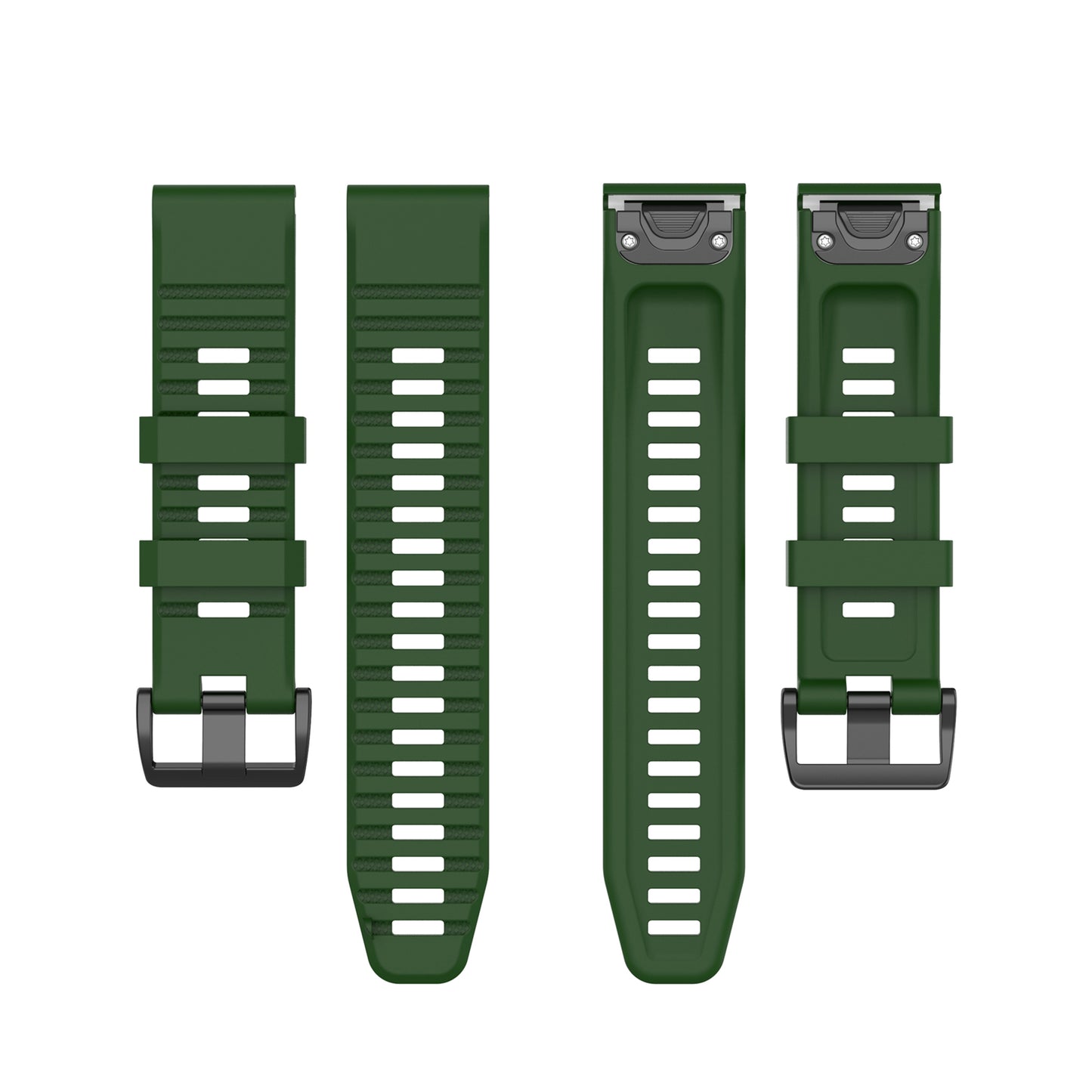 For Garmin Fenix 7/Epix Solid Color Quick Release Silicone Watch Band Replacement Wrist Strap 22mm