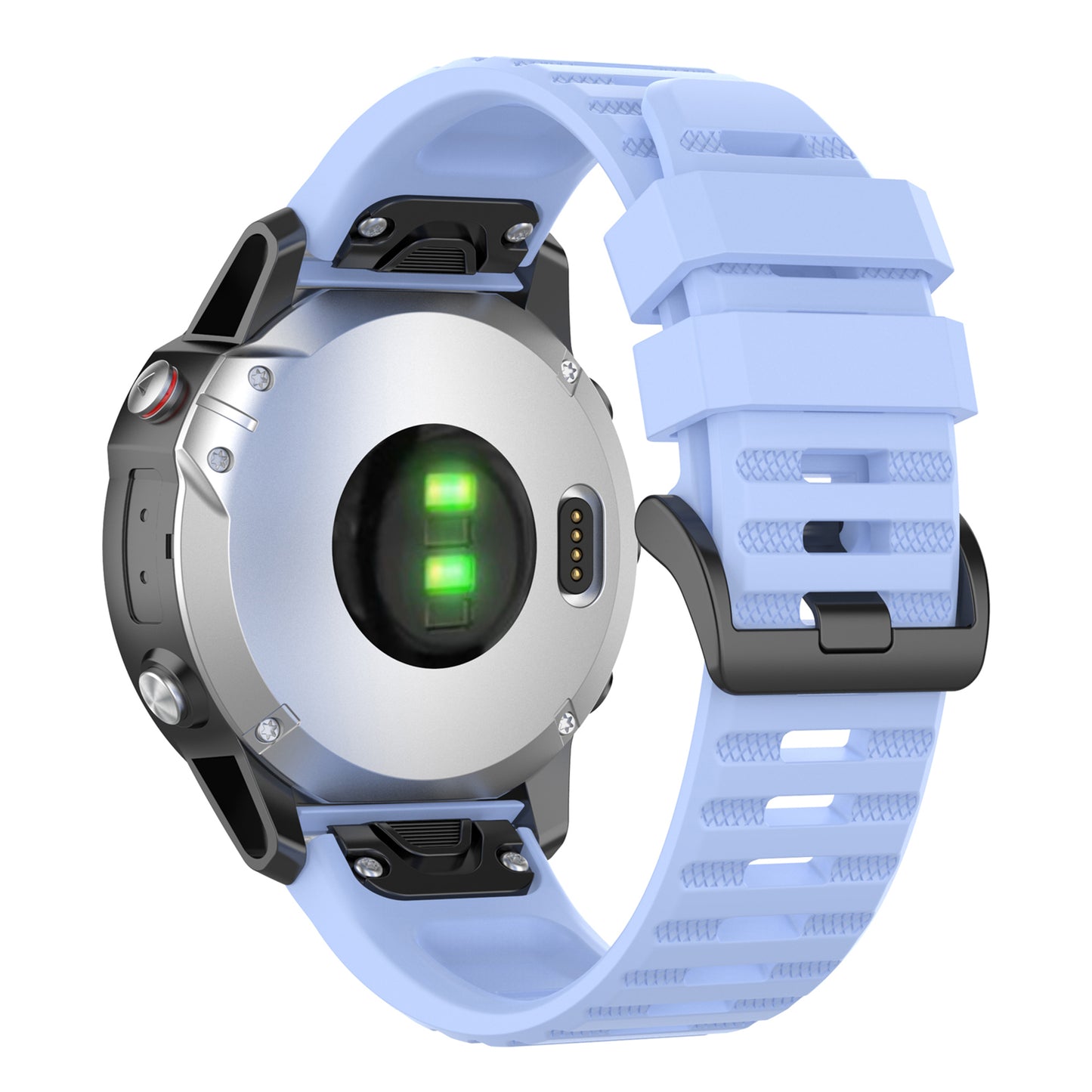 For Garmin Fenix 7/Epix Solid Color Quick Release Silicone Watch Band Replacement Wrist Strap 22mm