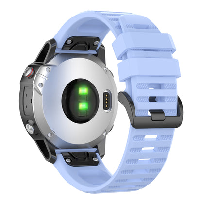 For Garmin Fenix 7/Epix Solid Color Quick Release Silicone Watch Band Replacement Wrist Strap 22mm