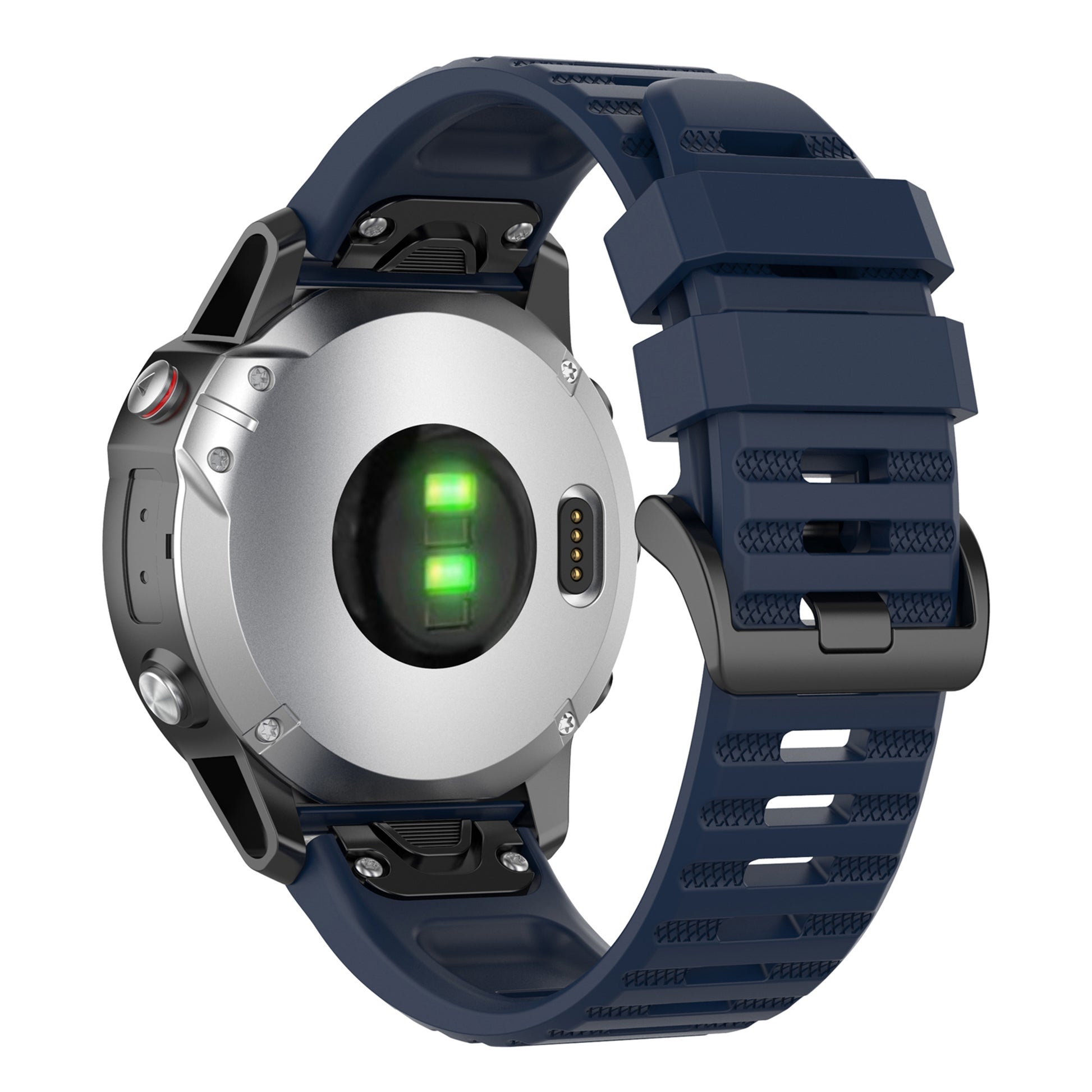 For Garmin Fenix 7/Epix Solid Color Quick Release Silicone Watch Band Replacement Wrist Strap 22mm