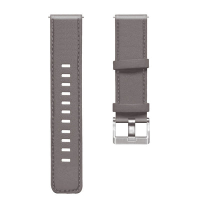 For HUAWEI Watch GT3/Samsung Galaxy Watch 46mm/Gear S3 Classic Leather Watch Band 22mm Universal Watch Strap with Buckle