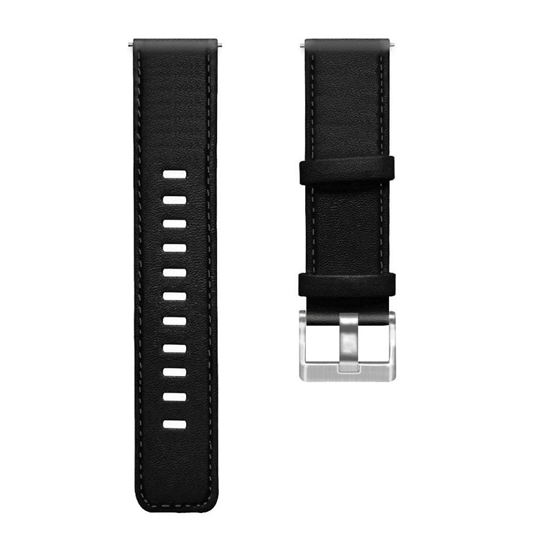 For HUAWEI Watch GT3/Samsung Galaxy Watch 46mm/Gear S3 Classic Leather Watch Band 22mm Universal Watch Strap with Buckle