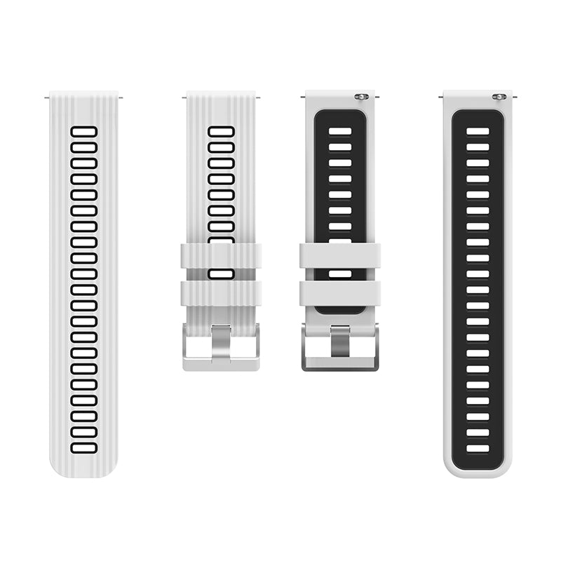 For Huawei Watch GT 3 (46mm) Dual Color 22mm Silicone Watch Strap Replacement Wrist Band