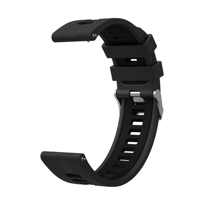 For Huawei Watch GT 3 (46mm) Dual Color 22mm Silicone Watch Strap Replacement Wrist Band