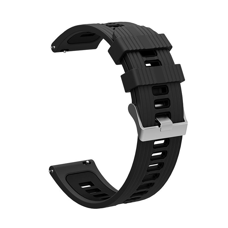 For Huawei Watch GT 3 (46mm) Dual Color 22mm Silicone Watch Strap Replacement Wrist Band