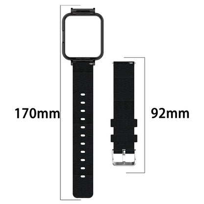 For Xiaomi Redmi Watch 2 Lite Strap Nylon Canvas Watch Band Replacement Breathable Wristband