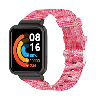 For Xiaomi Redmi Watch 2 Lite Strap Nylon Canvas Watch Band Replacement Breathable Wristband