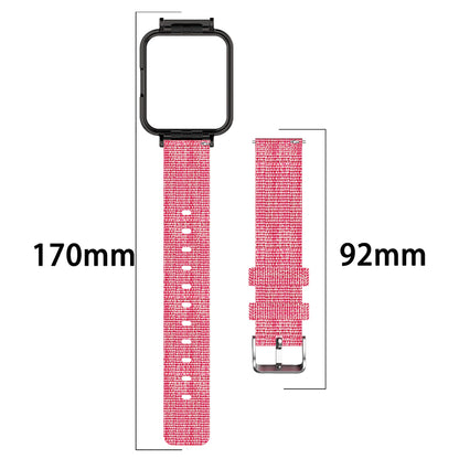 For Xiaomi Redmi Watch 2 Lite Strap Nylon Canvas Watch Band Replacement Breathable Wristband