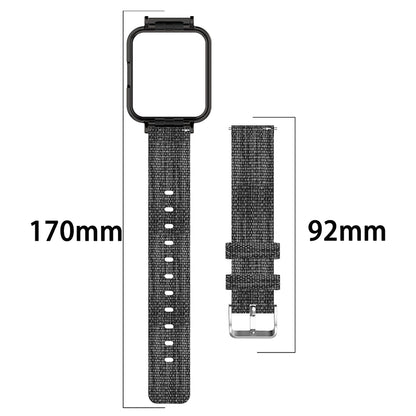 For Xiaomi Redmi Watch 2 Lite Strap Nylon Canvas Watch Band Replacement Breathable Wristband