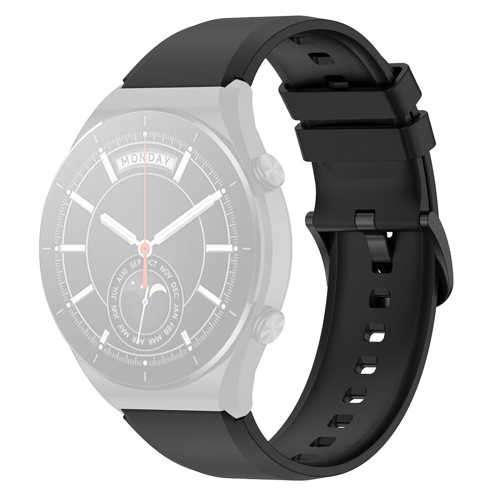 For Xiaomi Watch S1 22mm Silicone Watch Band Replacement Spare Watch Strap