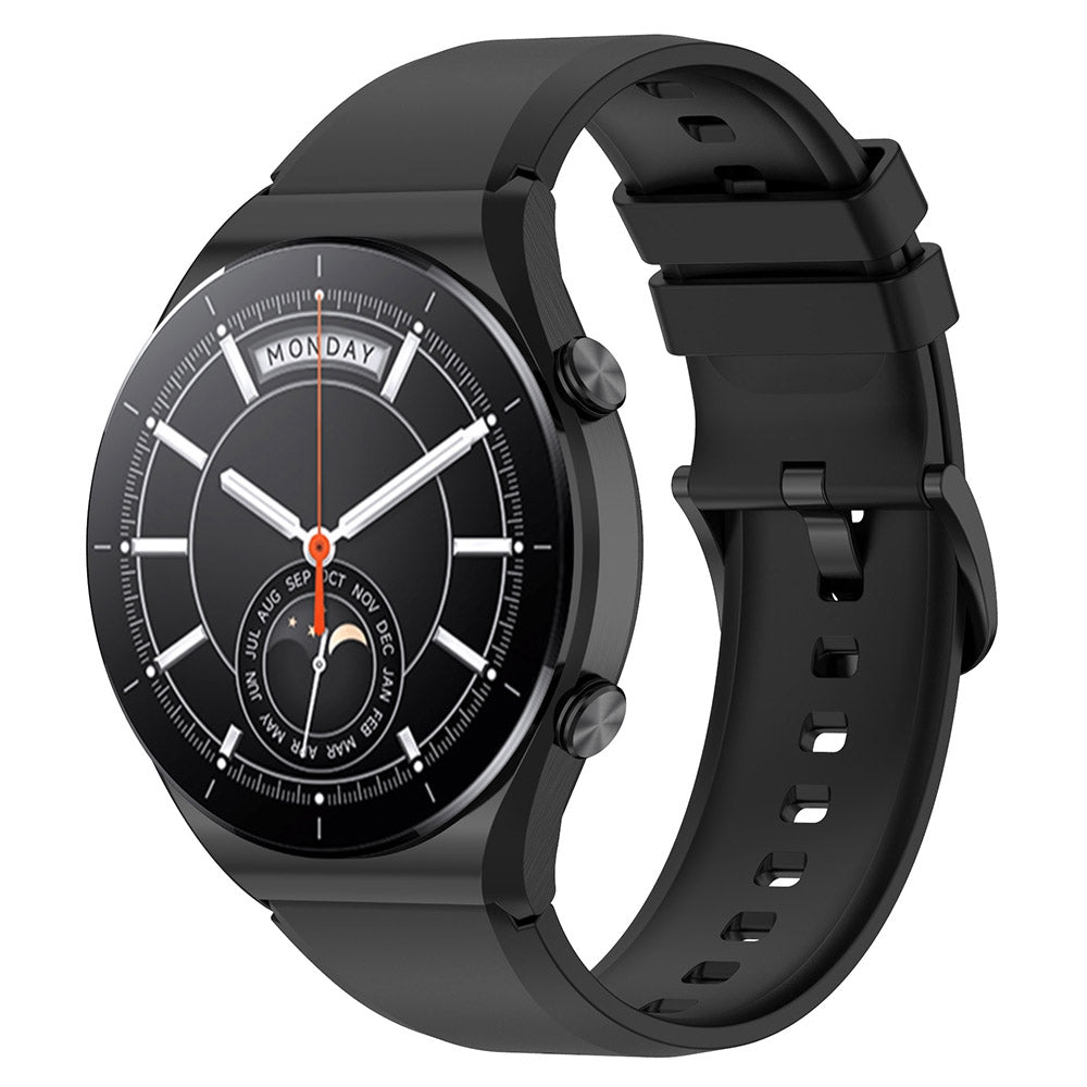 For Xiaomi Watch S1 22mm Silicone Watch Band Replacement Spare Watch Strap