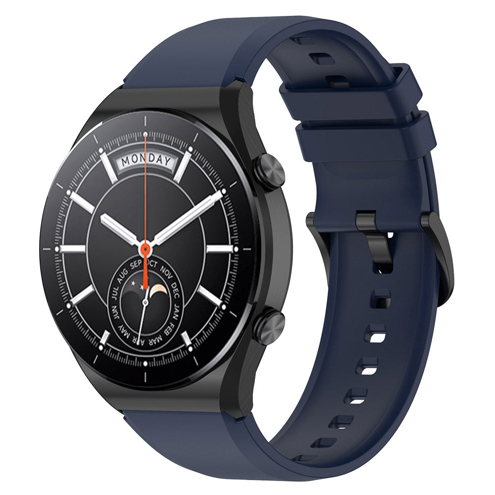 For Xiaomi Watch S1 22mm Silicone Watch Band Replacement Spare Watch Strap