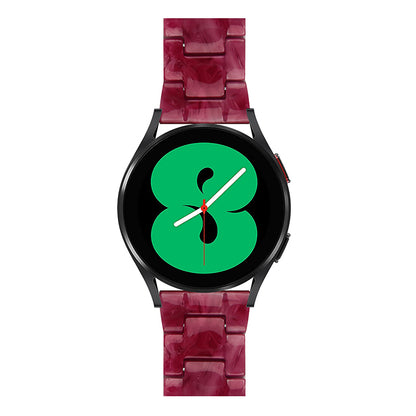 For Huami Amazfit GTR 47mm/Pace/Stratos/Stratos 2/Youth Edition 22mm Fashionable 3 Beads Resin Watch Strap Replacement Wrist Band