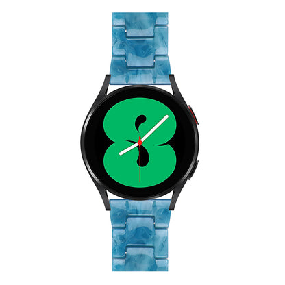 For Huami Amazfit GTR 47mm/Pace/Stratos/Stratos 2/Youth Edition 22mm Fashionable 3 Beads Resin Watch Strap Replacement Wrist Band