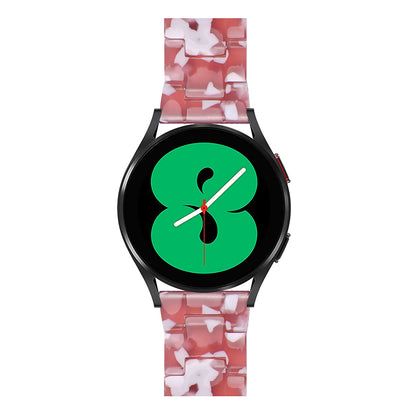 For Huami Amazfit GTR 47mm/Pace/Stratos/Stratos 2/Youth Edition 22mm Fashionable 3 Beads Resin Watch Strap Replacement Wrist Band
