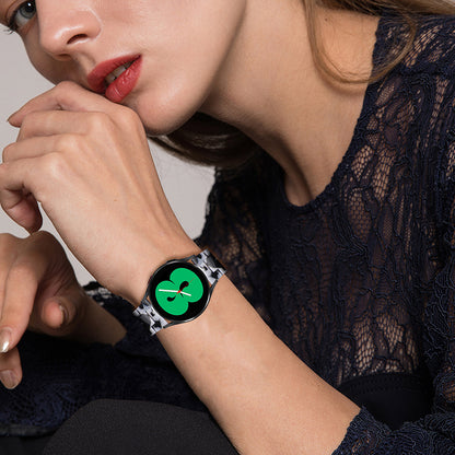 For Huami Amazfit GTR 47mm/Pace/Stratos/Stratos 2/Youth Edition 22mm Fashionable 3 Beads Resin Watch Strap Replacement Wrist Band