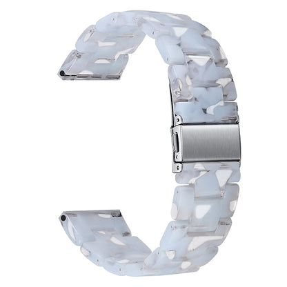 For Huami Amazfit GTR 47mm/Pace/Stratos/Stratos 2/Youth Edition 22mm Fashionable 3 Beads Resin Watch Strap Replacement Wrist Band