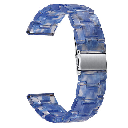 For Huami Amazfit GTR 47mm/Pace/Stratos/Stratos 2/Youth Edition 22mm Fashionable 3 Beads Resin Watch Strap Replacement Wrist Band