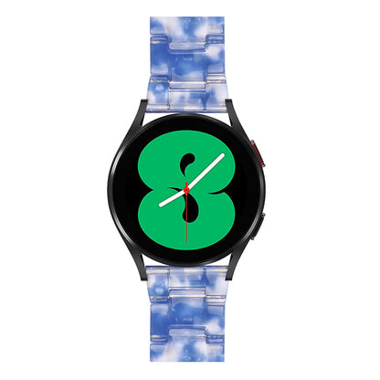 For Huami Amazfit GTR 47mm/Pace/Stratos/Stratos 2/Youth Edition 22mm Fashionable 3 Beads Resin Watch Strap Replacement Wrist Band