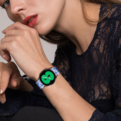 For Huami Amazfit GTR 47mm/Pace/Stratos/Stratos 2/Youth Edition 22mm Fashionable 3 Beads Resin Watch Strap Replacement Wrist Band