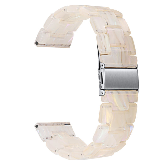 For Huami Amazfit GTR 47mm/Pace/Stratos/Stratos 2/Youth Edition 22mm Fashionable 3 Beads Resin Watch Strap Replacement Wrist Band