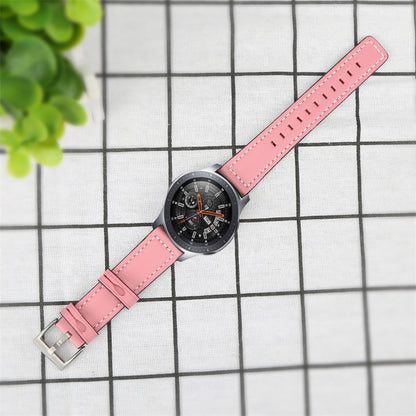 For Huawei Watch GT 2e/ Watch GT 2 46mm/ Watch GT 42mm/46mm Replacement Cowhide Genuine Leather Smart Watch Strap Adjustable Wrist Band