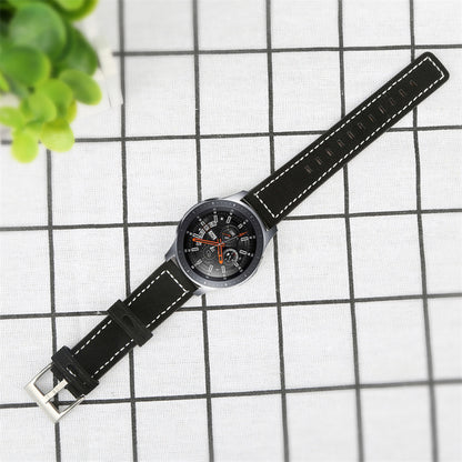 For Huawei Watch GT 2e/ Watch GT 2 46mm/ Watch GT 42mm/46mm Replacement Cowhide Genuine Leather Smart Watch Strap Adjustable Wrist Band