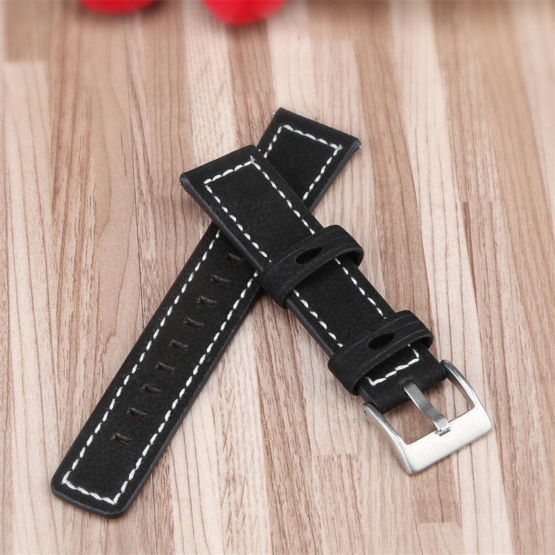 For Huawei Watch GT 2e/ Watch GT 2 46mm/ Watch GT 42mm/46mm Replacement Cowhide Genuine Leather Smart Watch Strap Adjustable Wrist Band