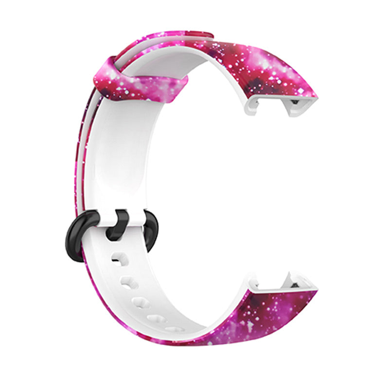 For Xiaomi Redmi Watch 2 Lite Pattern Printed Watchband Adjustable Silicone Smart Watch Strap