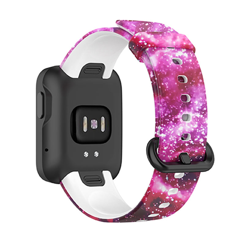 For Xiaomi Redmi Watch 2 Lite Pattern Printed Watchband Adjustable Silicone Smart Watch Strap
