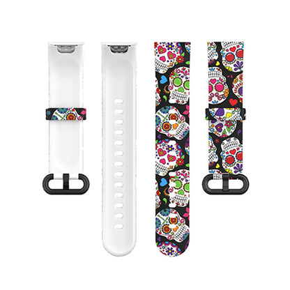 For Xiaomi Redmi Watch 2 Lite Pattern Printed Watchband Adjustable Silicone Smart Watch Strap