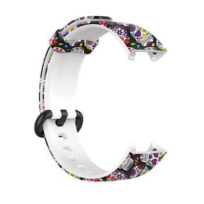 For Xiaomi Redmi Watch 2 Lite Pattern Printed Watchband Adjustable Silicone Smart Watch Strap