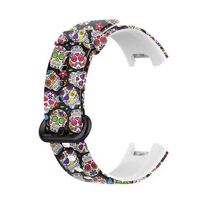 For Xiaomi Redmi Watch 2 Lite Pattern Printed Watchband Adjustable Silicone Smart Watch Strap