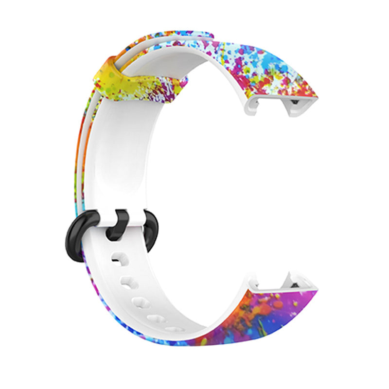 For Xiaomi Redmi Watch 2 Lite Pattern Printed Watchband Adjustable Silicone Smart Watch Strap