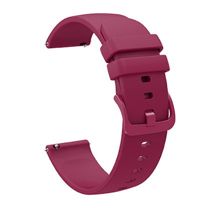 For Huawei TalkBand B5 Solid Color Soft Silicone Watch Band 18mm Adjustable Replacement Strap
