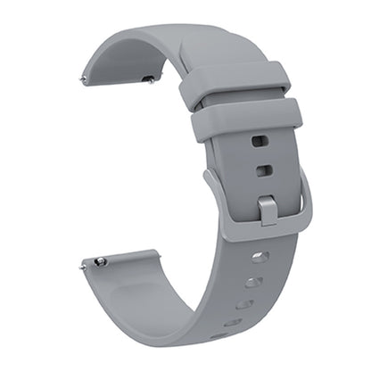 For Huawei TalkBand B5 Solid Color Soft Silicone Watch Band 18mm Adjustable Replacement Strap