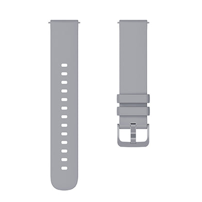 For Huawei TalkBand B5 Solid Color Soft Silicone Watch Band 18mm Adjustable Replacement Strap