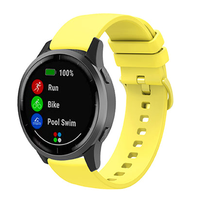 For Huawei TalkBand B5 Solid Color Soft Silicone Watch Band 18mm Adjustable Replacement Strap