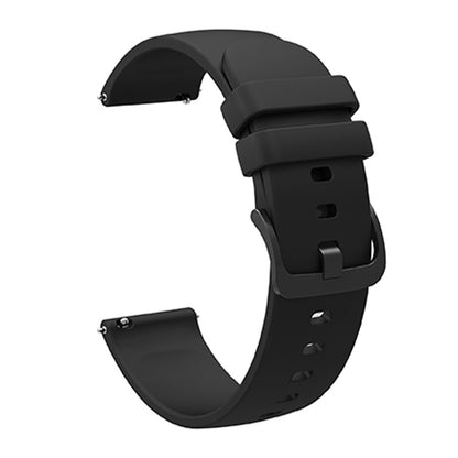 For Huawei TalkBand B5 Solid Color Soft Silicone Watch Band 18mm Adjustable Replacement Strap