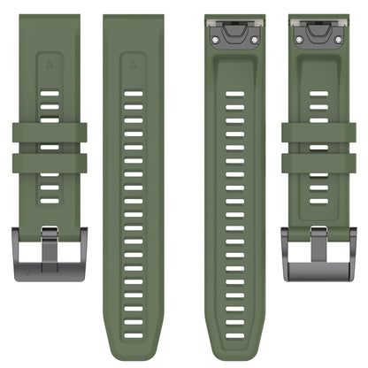 For Garmin Fenix 7X/7X Solar/6X/6X Pro/TACTIX 7 Silicone Watch Strap Quick Release Wrist Band Sports Watch Watchband 26mm