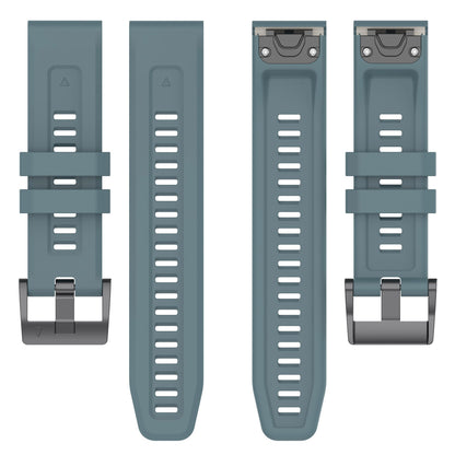 For Garmin Fenix 7X/7X Solar/6X/6X Pro/TACTIX 7 Silicone Watch Strap Quick Release Wrist Band Sports Watch Watchband 26mm