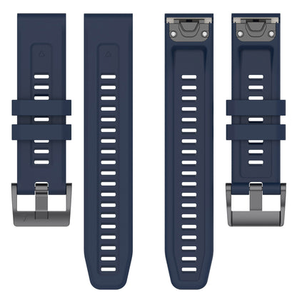 For Garmin Fenix 7X/7X Solar/6X/6X Pro/TACTIX 7 Silicone Watch Strap Quick Release Wrist Band Sports Watch Watchband 26mm