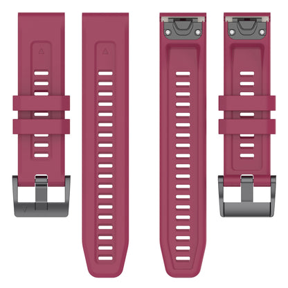 For Garmin Fenix 7X/7X Solar/6X/6X Pro/TACTIX 7 Silicone Watch Strap Quick Release Wrist Band Sports Watch Watchband 26mm