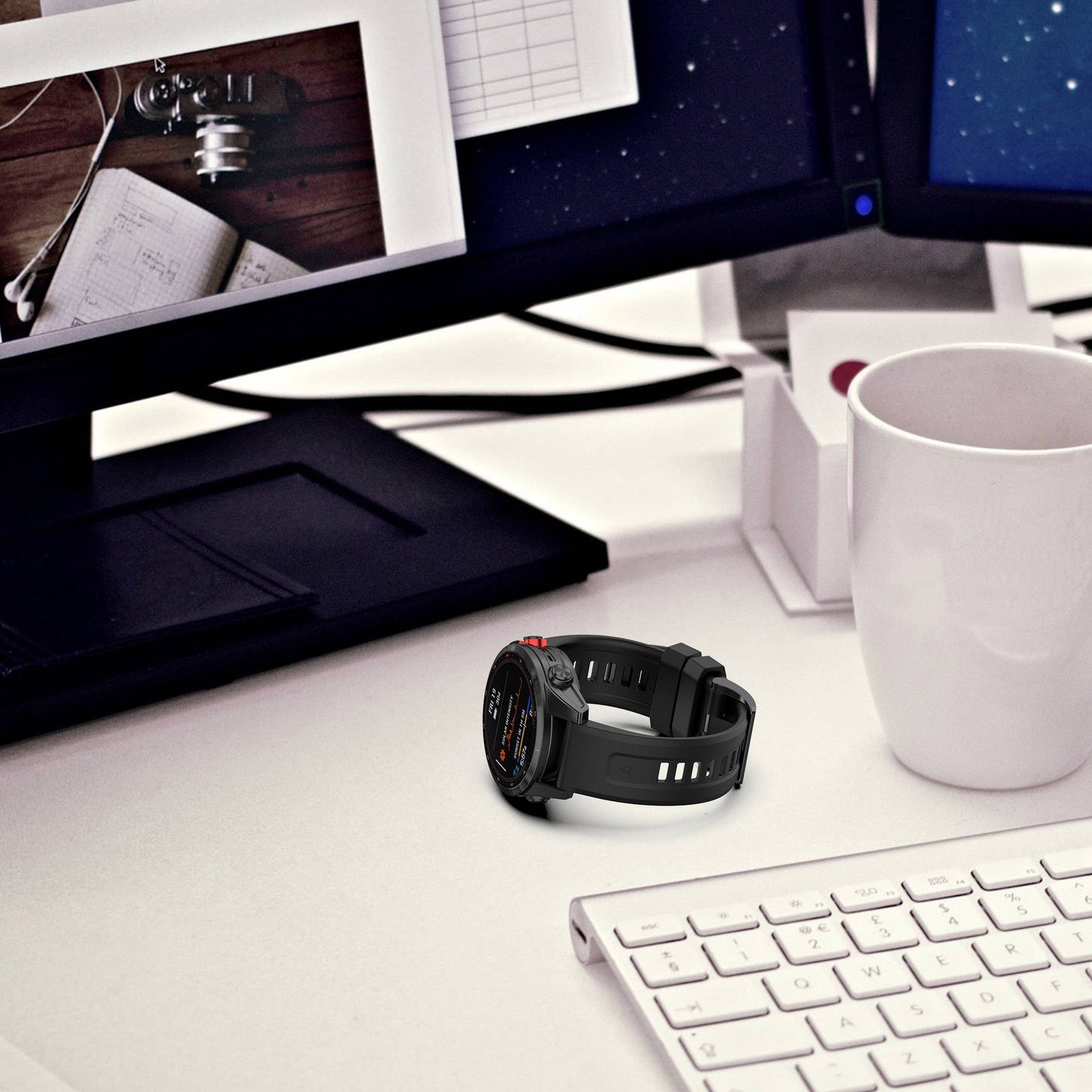 For Garmin Fenix 7X/7X Solar/6X/6X Pro/TACTIX 7 Silicone Watch Strap Quick Release Wrist Band Sports Watch Watchband 26mm