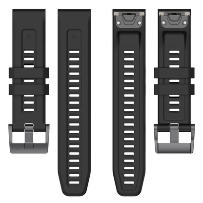 For Garmin Fenix 7X/7X Solar/6X/6X Pro/TACTIX 7 Silicone Watch Strap Quick Release Wrist Band Sports Watch Watchband 26mm