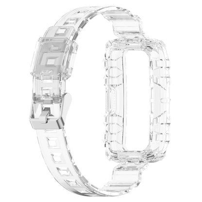 For Huawei Band 7/Band 6/Honor Band 6 Replacement Transparent TPU Watch Strap Wrist Band with Watch Case
