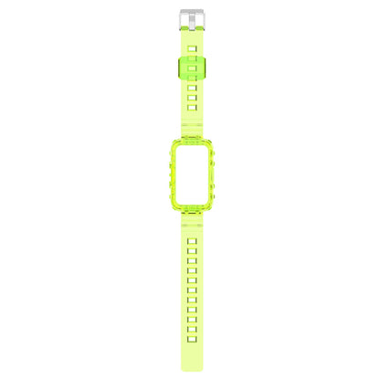 For Huawei Band 7/Band 6/Honor Band 6 Replacement Transparent TPU Watch Strap Wrist Band with Watch Case