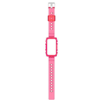 For Huawei Band 7/Band 6/Honor Band 6 Replacement Transparent TPU Watch Strap Wrist Band with Watch Case