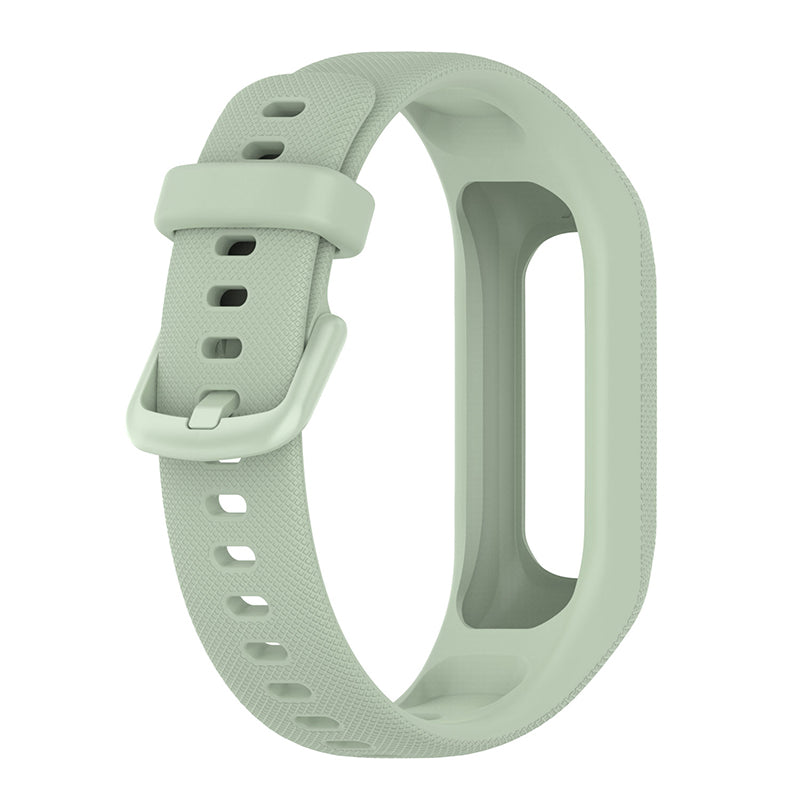 For GarminSmart 5 Wear-resistant Soft Silicone Watch Band with Case Protector Wrist Strap